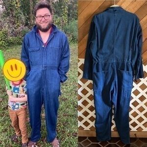 Vintage Big Mac denim jumpsuit size 42R